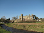 SX17748 Laugharne castle and river Coran.jpg